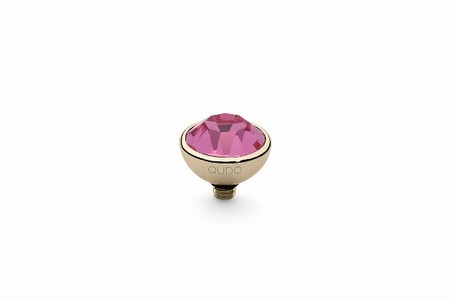 Qudo Gold Topper Bottone 10mm - Rose